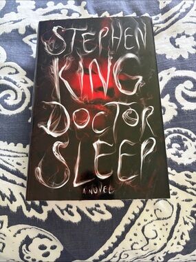 Stephen King "Doctor Sleep" Hardcover Novel - Black & Red Cover